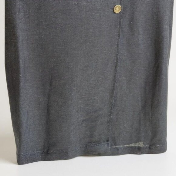 Harvé Benard Womens Black Linen Blazer and Skirt Suit Set Size 14 - Picture 14 of 16